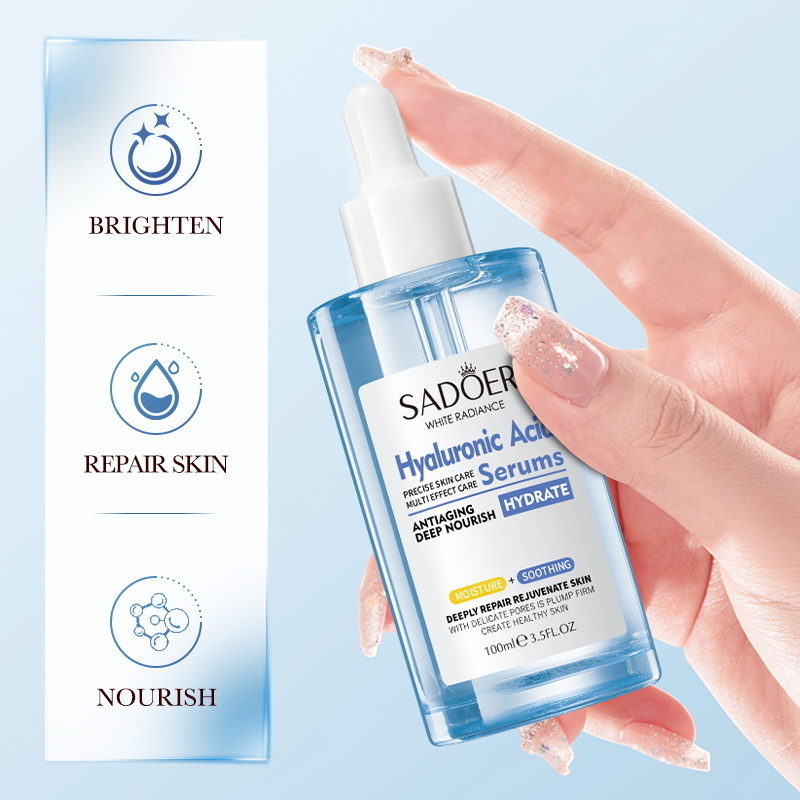 BIOAQUA SADOER Anti-Aging Hyaluronic Acid Serum Korean Beauty Skin Care Product Face Whitening Liquid Form Vitamin Main OEM