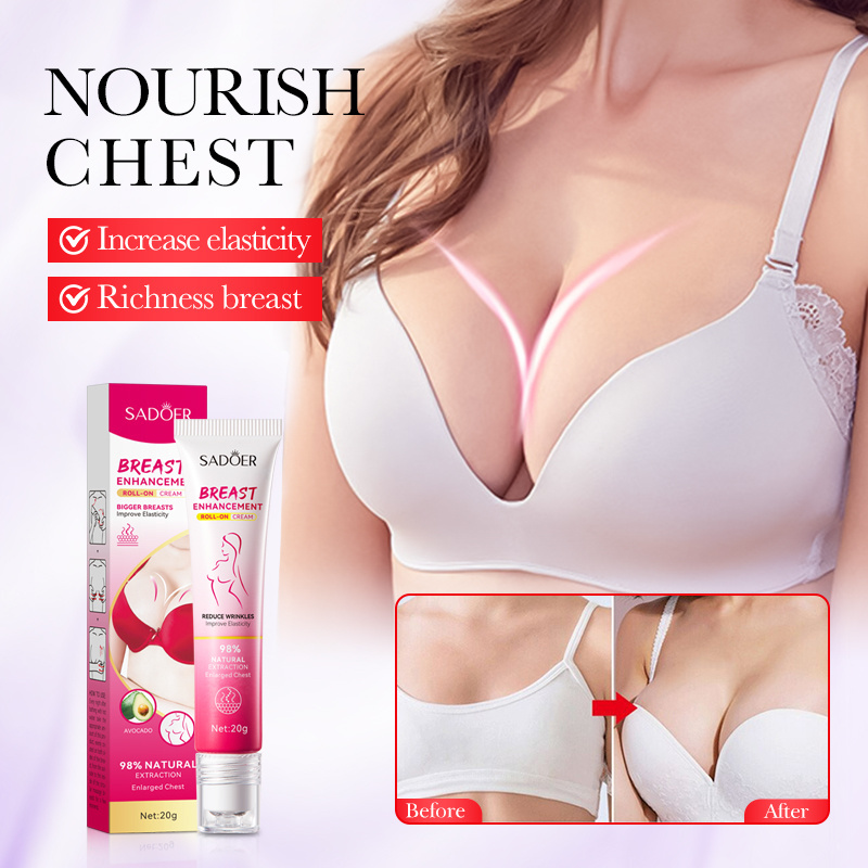 OEM SADOER Breast Enlargement Cream Chest Enhancement Promote Female Hormone Breast Lift Firming Massage Big Breast Cream