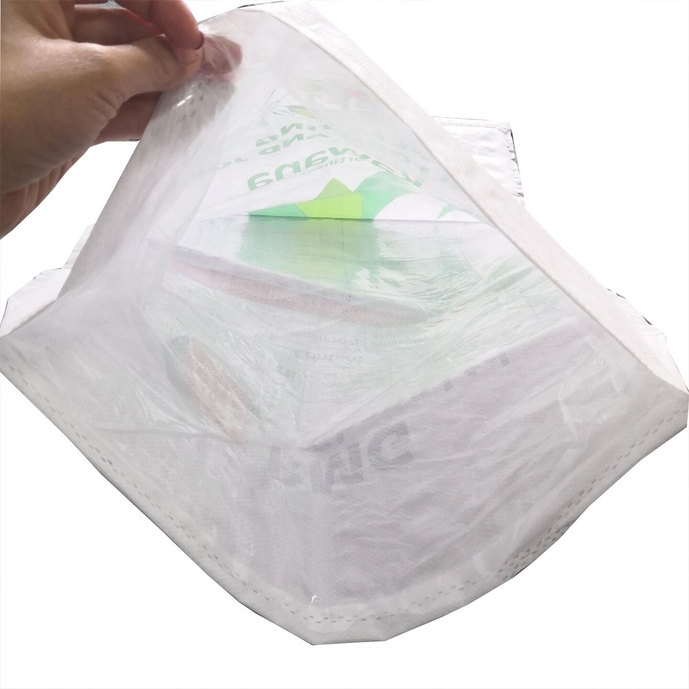 Rice Bag 25Kg Plastic Sand Cement Packaging Bags Poly PP Woven Sacks For Chemical Fertilizer