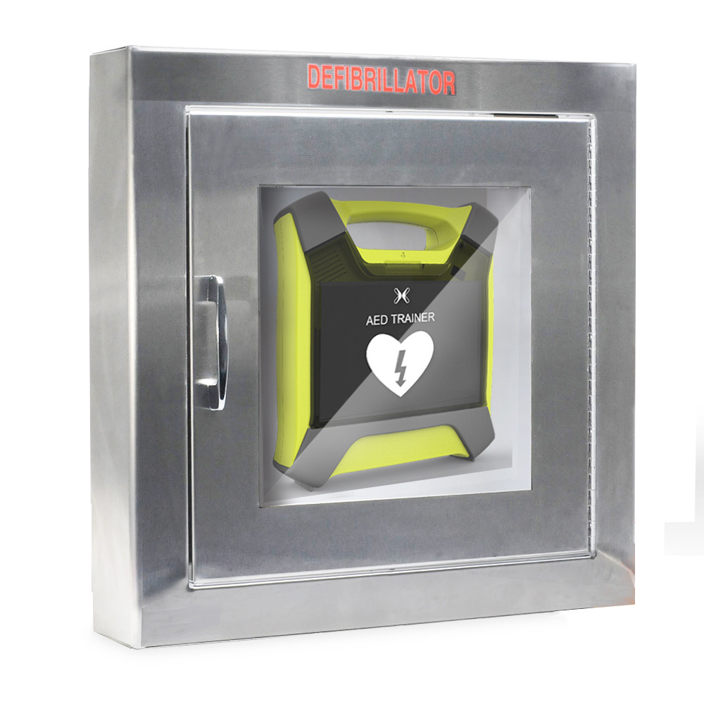 XFT AED cabinet for AED  Automated External Defibrillator Voice-Guided AED Trainer Professional CPR & Defibrillation Mastery