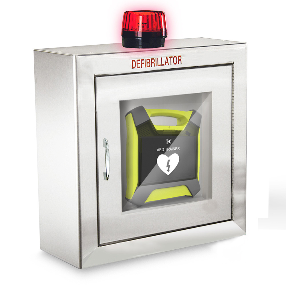 XFT AED cabinet for AED  Automated External Defibrillator Voice-Guided AED Trainer Professional CPR & Defibrillation Mastery