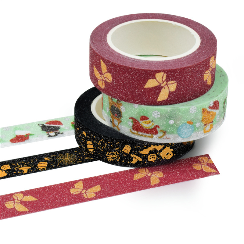 Holographic foil adhesive Washi tape masking bangladesh japanese cartoon washi masking tape