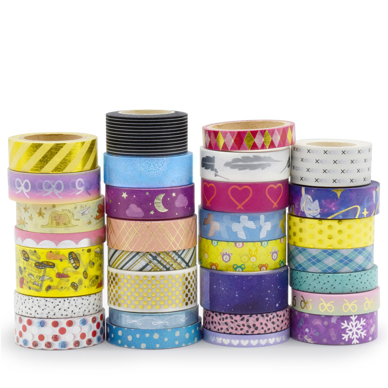 Holographic foil adhesive Washi tape masking bangladesh japanese cartoon washi masking tape