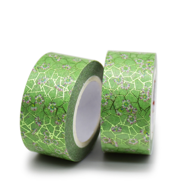 Holographic foil adhesive Washi tape masking bangladesh japanese cartoon washi masking tape