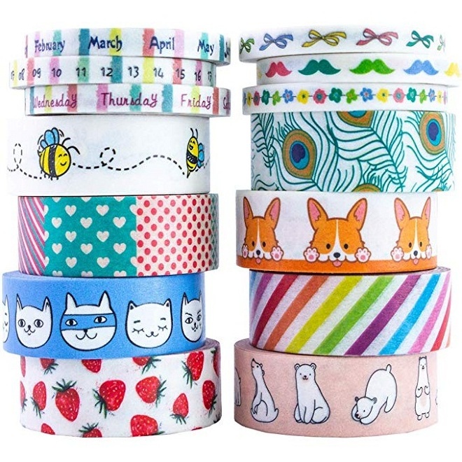 High Quality Custom Printed Decoration Masking Washi Tape For Gift