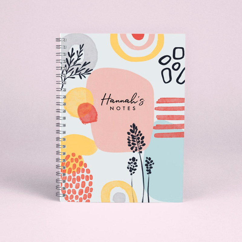 manufacturer custom spiral kawaii kraft stationary notepad journal notebook