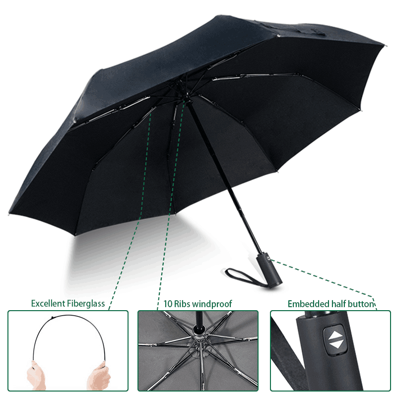 Summer Umbrella Stroller Cantilever Parts Mini Umbrella Pocket Portable Three Folding Umbrellas For Wedding