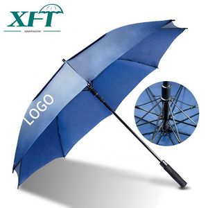 Custom Printed Promotional  Fiberglass Straight Golf Umbrella with Your Logo