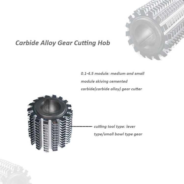 High Accuracy Preshaving Gear Hobbing Cutters For Spur Gear CNC Hobbing Machine Gear Cutter