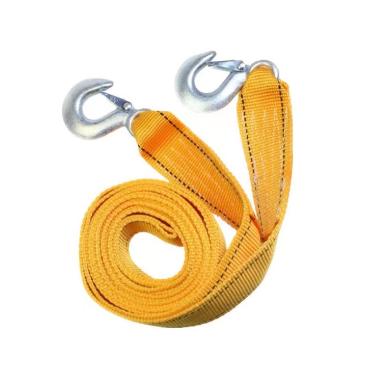 WISDOM 4M 5T Car Towing Belt Pull Strap Rope Heavy Duty Trailer Rope