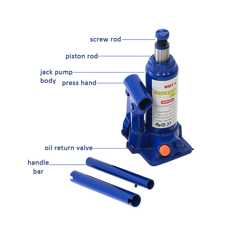 WISDOM 1-10T Lifting Screw Jack SUV Repair Tools House Lifting Jacks Bottle Hydraulic Jack for Car