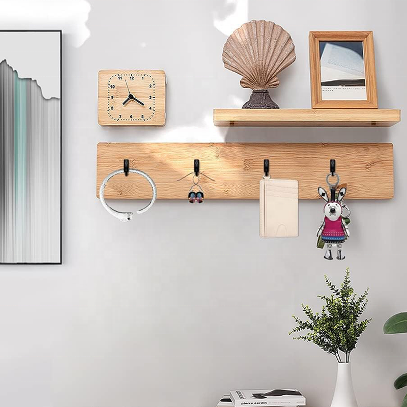 Mini wall-mounted single hook, simple metal coat and hat hook