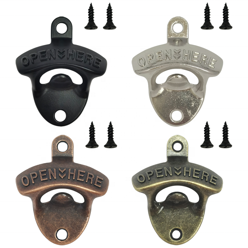 Hot sale beer bottle opener Vintage Country Bar zinc alloy wall bottle opener