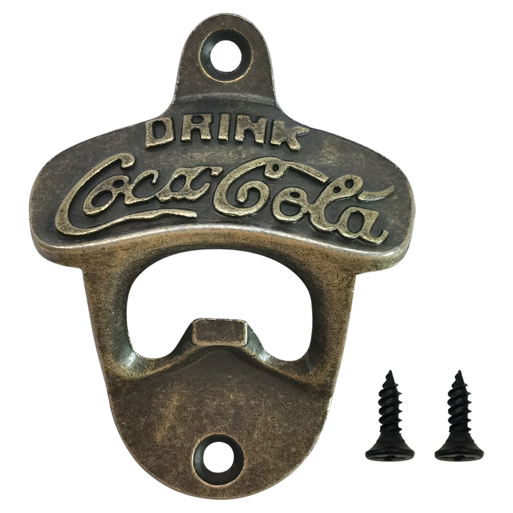 Personality text embossed bottle opener Wall-mounted beer opener suitable for beer and beverage lovers