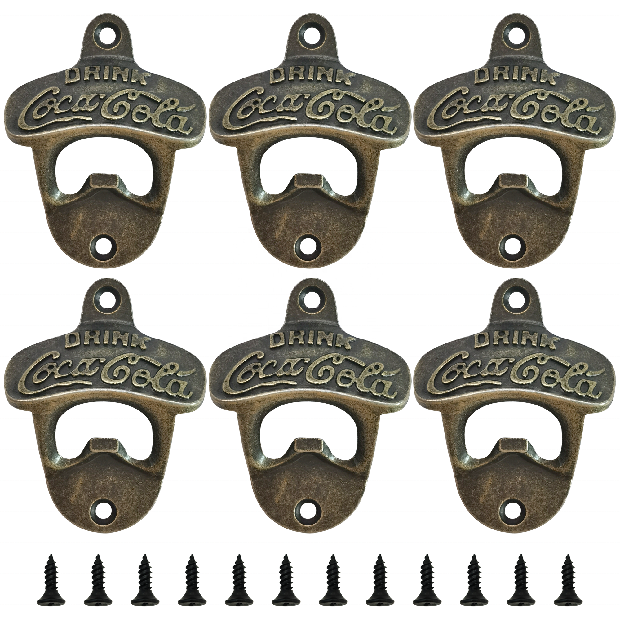 Personality text embossed bottle opener Wall-mounted beer opener suitable for beer and beverage lovers