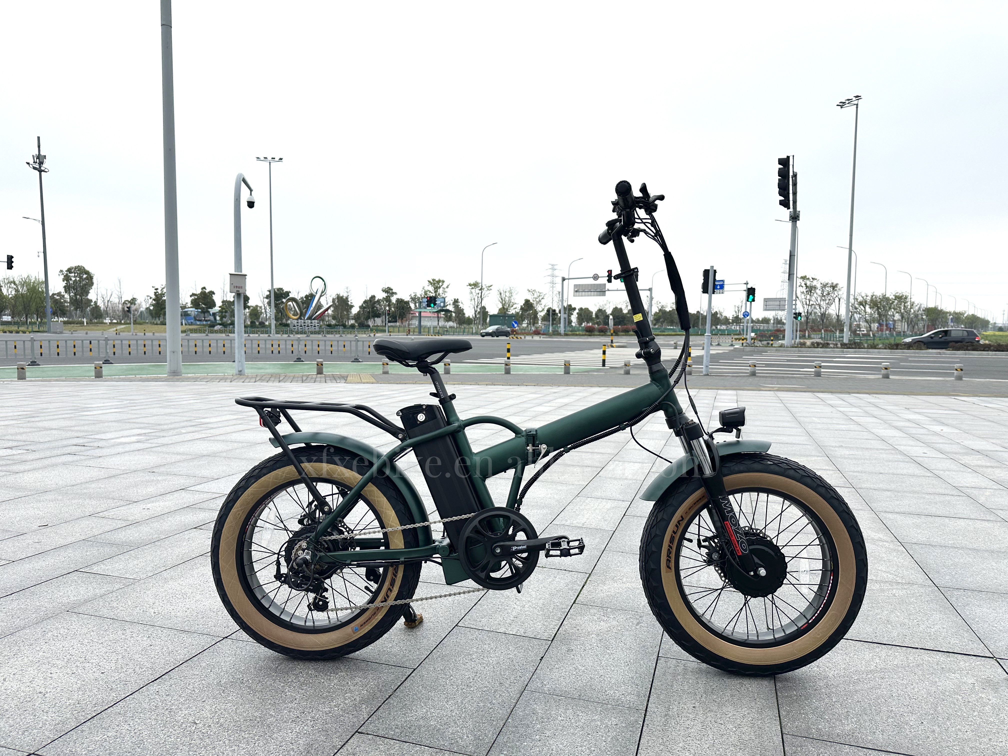 High Power AWD 20Inch Fat Tire 48V 750W Two Motors 19Ah Big Battery Capacity Bicycle Electric Folding Bike