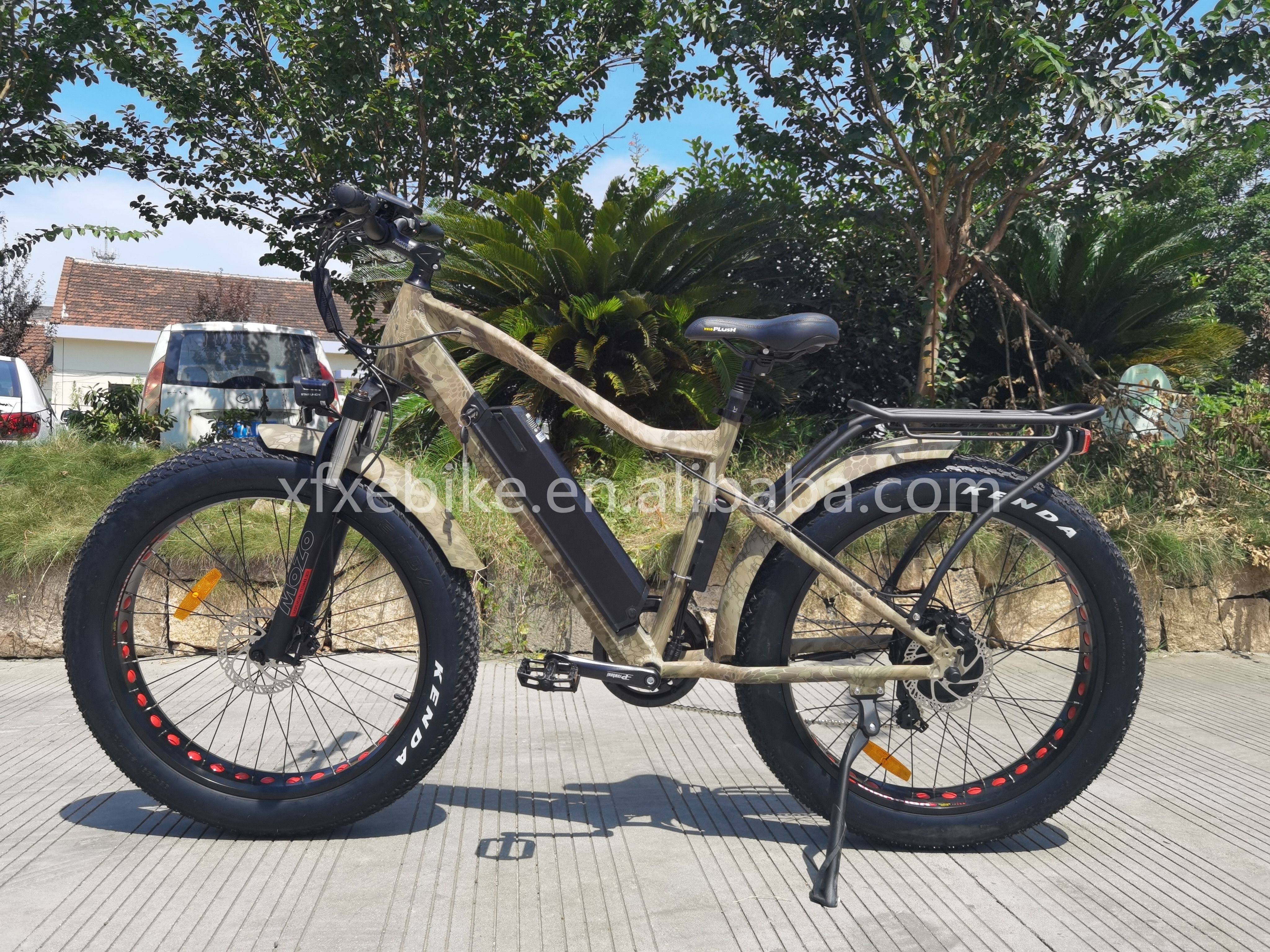 Camouflage Color Hunting Ebike Offroad 26Inch*4.0 Fat Tire 750w Mountainbike for Adult Bicycle Electric Bike