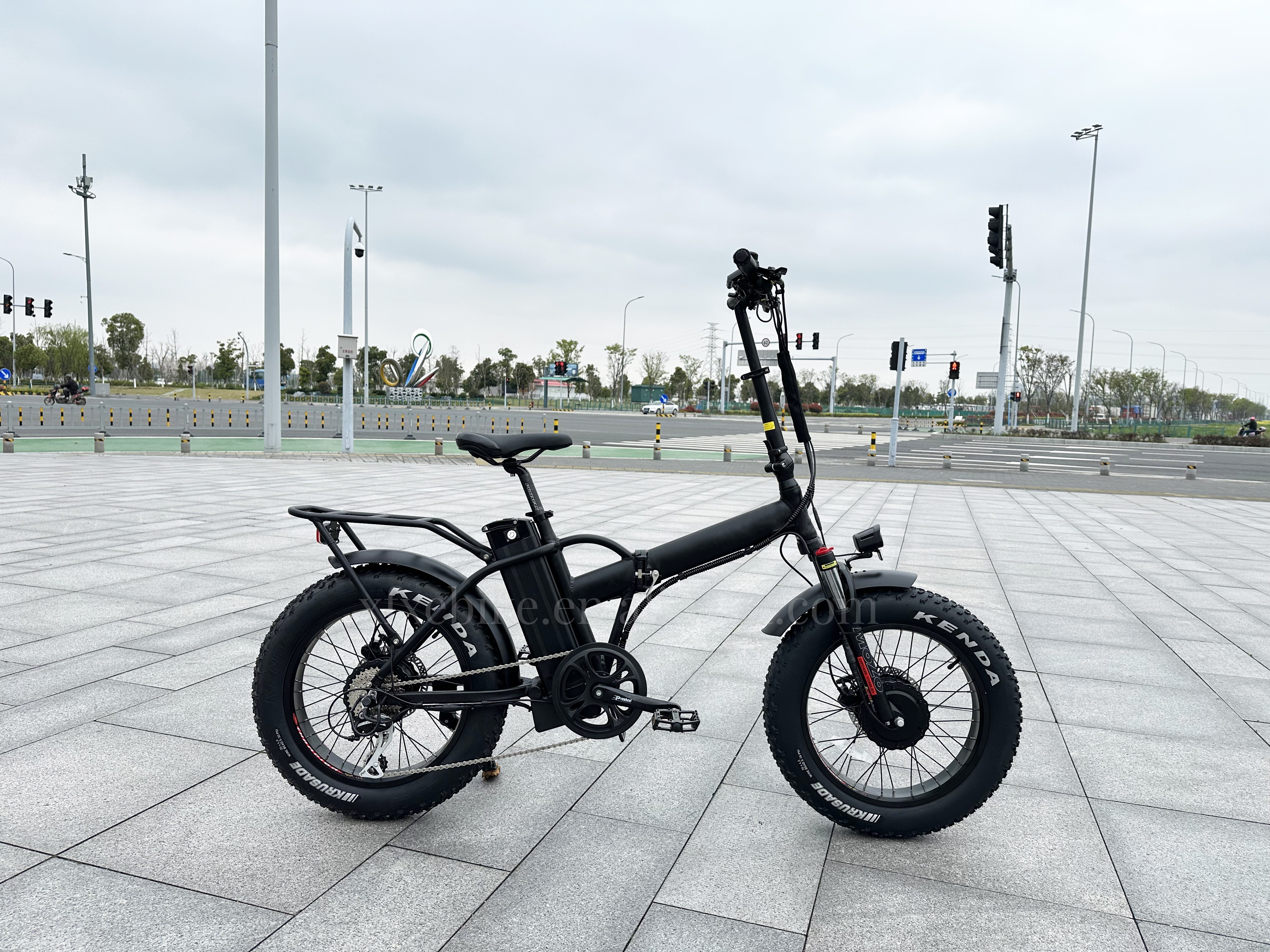 High Power AWD 20Inch Fat Tire 48V 750W Two Motors 19Ah Big Battery Capacity Bicycle Electric Folding Bike