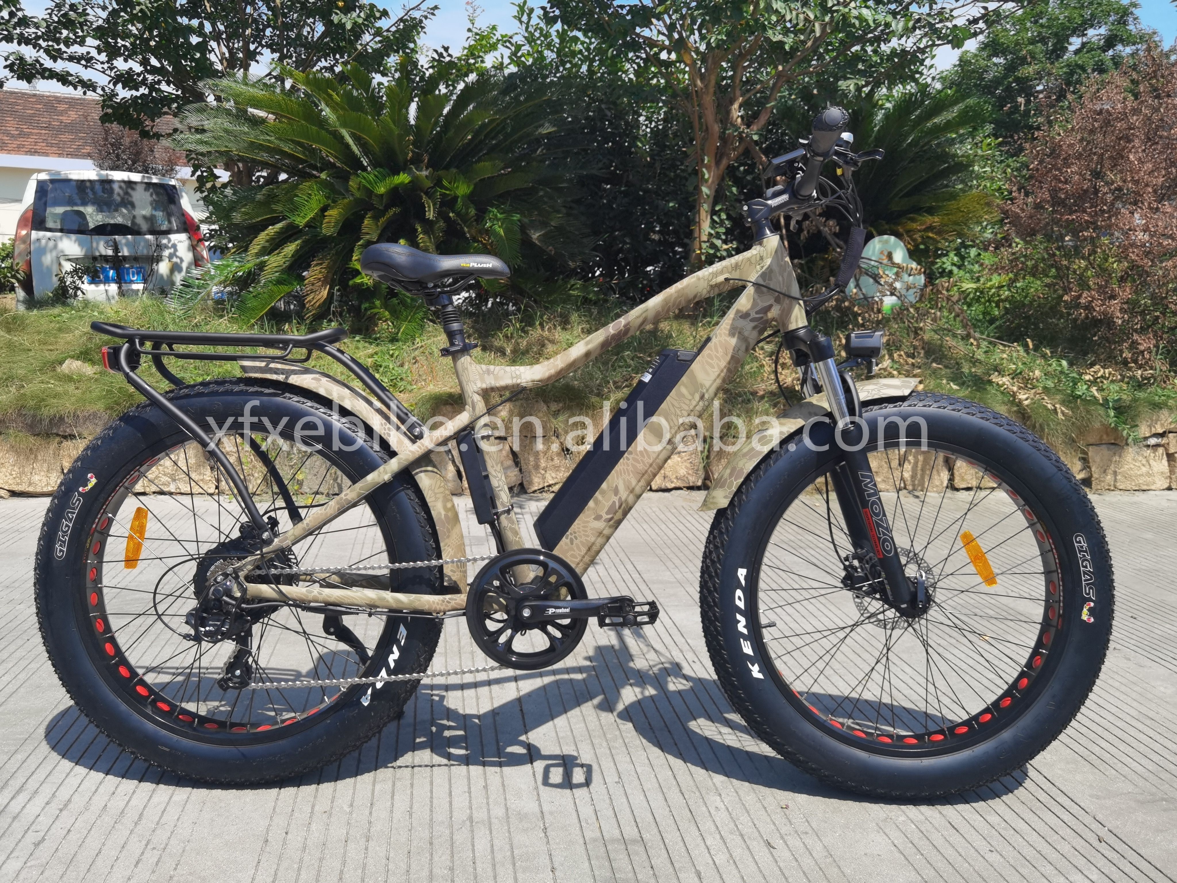 Camouflage Color Hunting Ebike Offroad 26Inch*4.0 Fat Tire 750w Mountainbike for Adult Bicycle Electric Bike