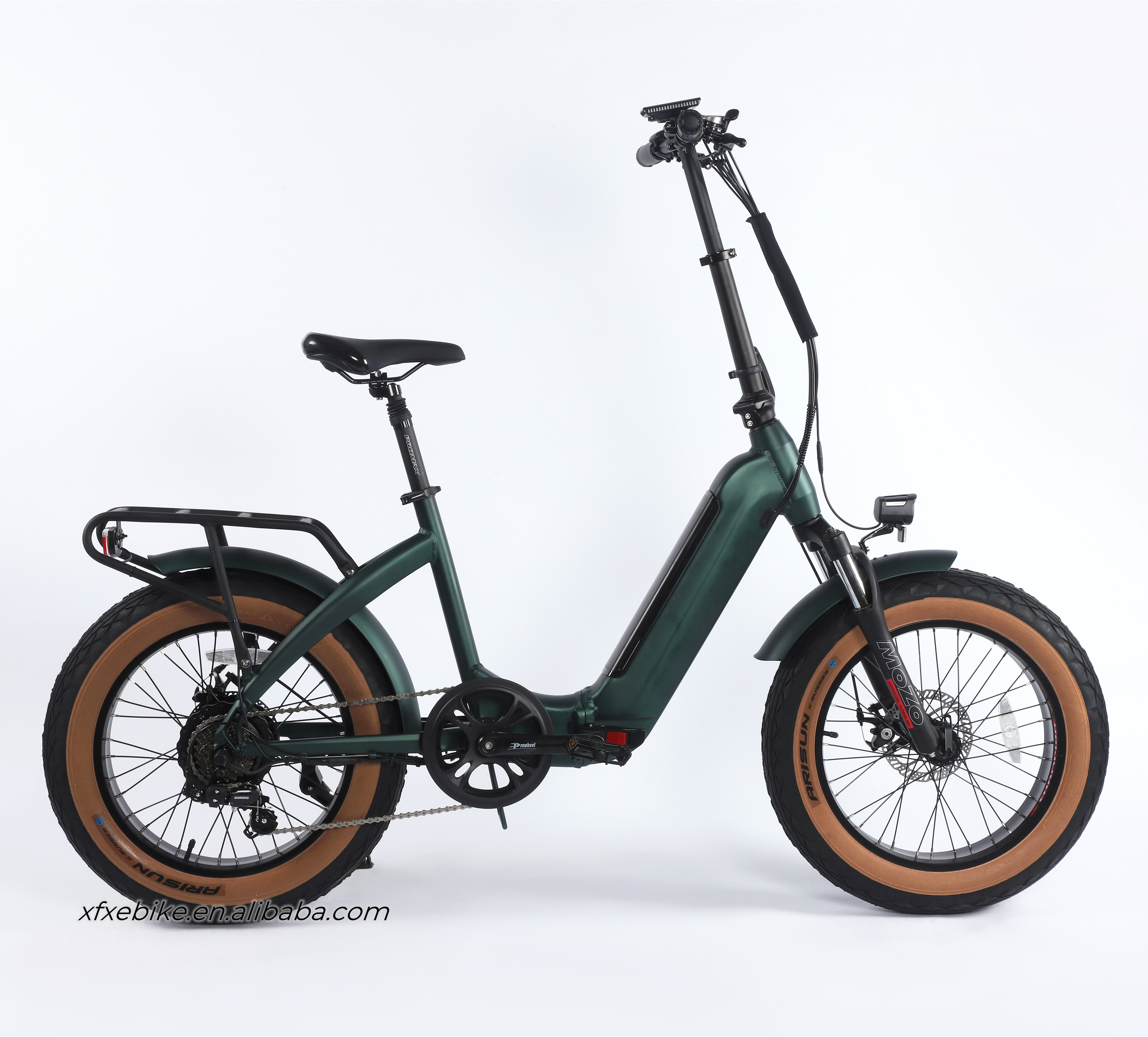 Foldable Hidden Battery E Bike 48V 750W Bafang Motor Ebike 20Inch*4.0 Folding Electric Fat Tire Bike