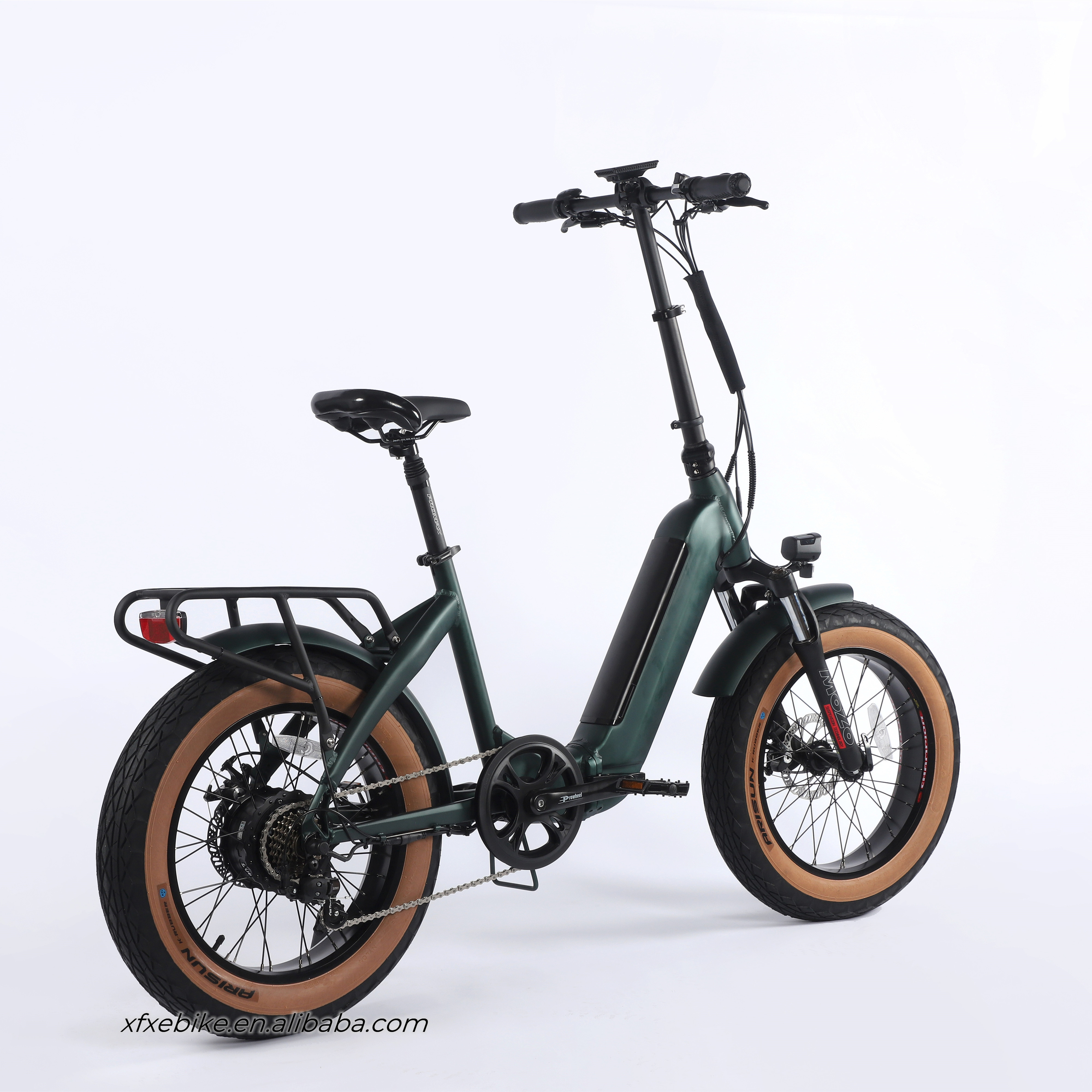 Foldable Hidden Battery E Bike 48V 750W Bafang Motor Ebike 20Inch*4.0 Folding Electric Fat Tire Bike