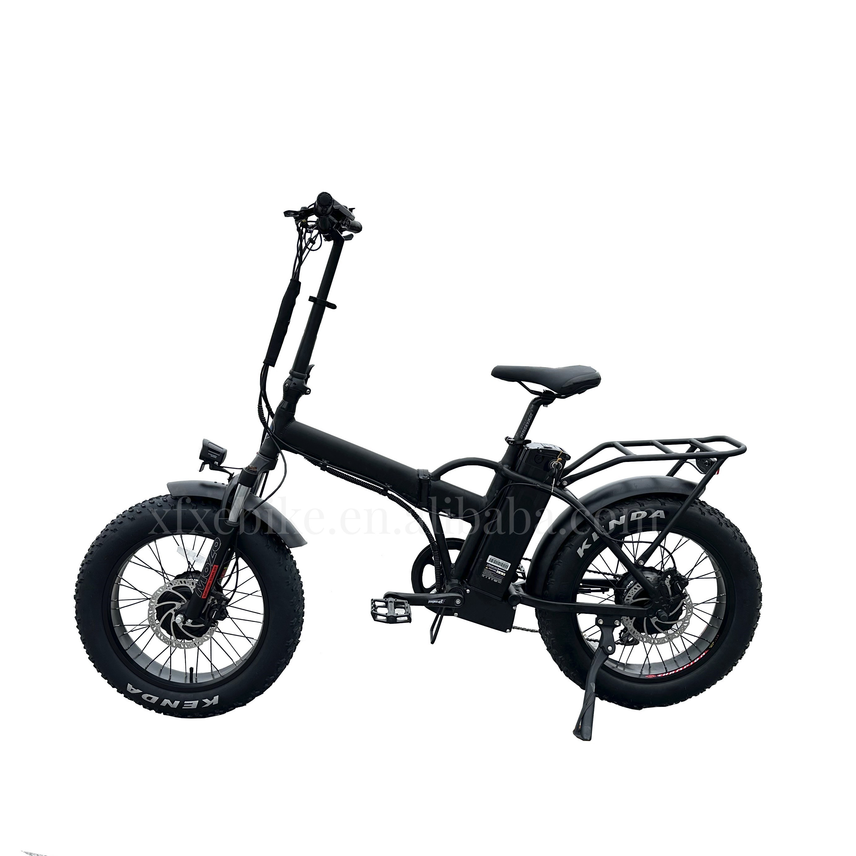 High Power AWD 20Inch Fat Tire 48V 750W Two Motors 19Ah Big Battery Capacity Bicycle Electric Folding Bike