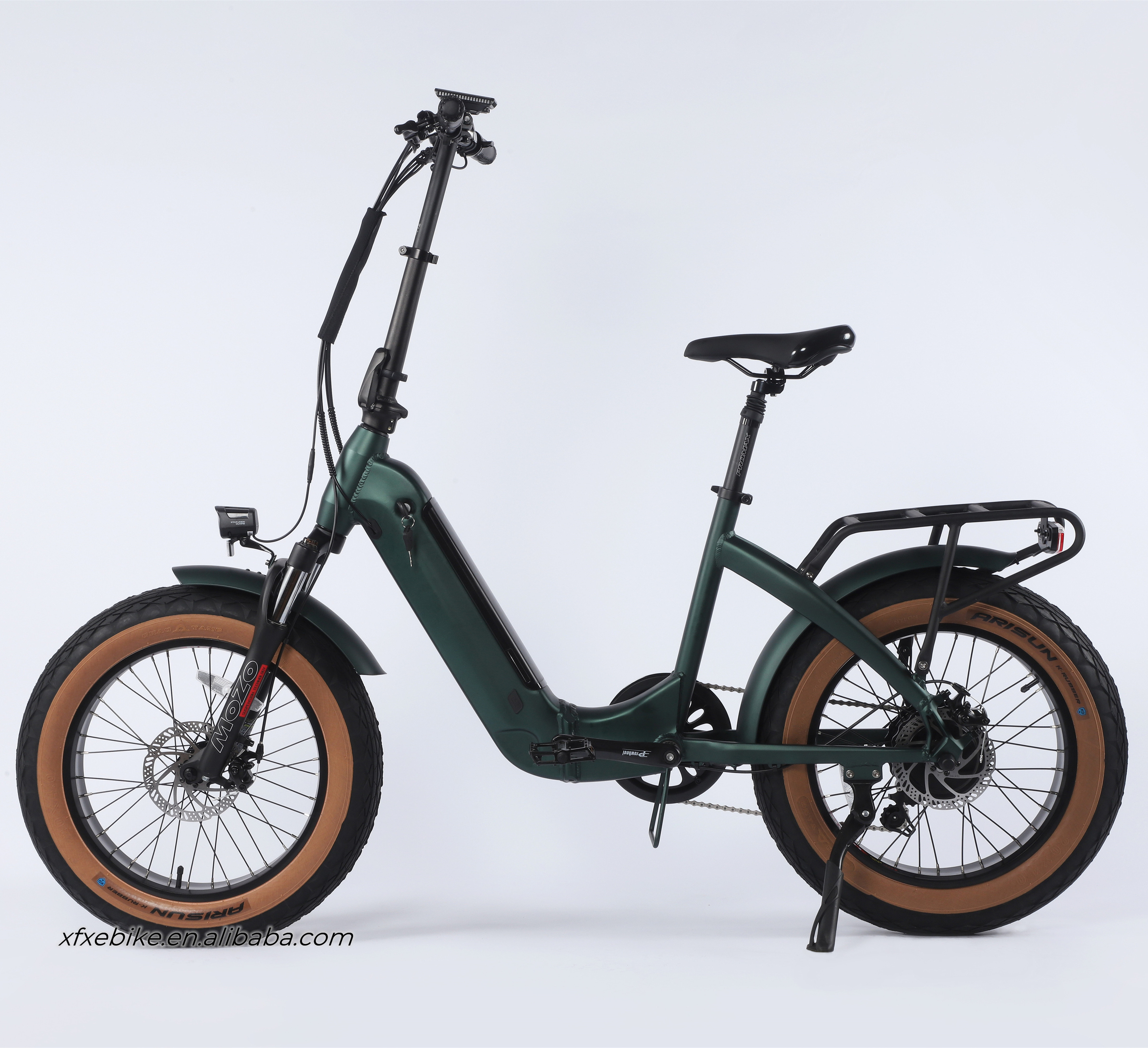 Foldable Hidden Battery E Bike 48V 750W Bafang Motor Ebike 20Inch*4.0 Folding Electric Fat Tire Bike