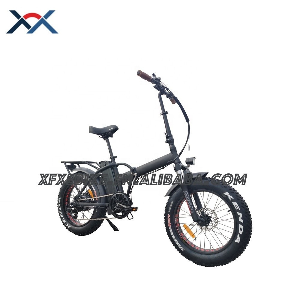 Hot 48V 15Ah lithium battery disc brake fat tire folding electric bike 20 inch 750w