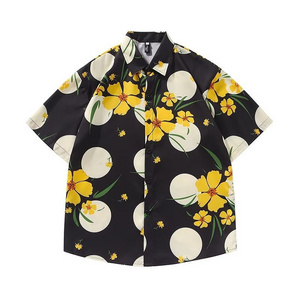 Hawaiian Shirts Wholesale Mens Hawaiian Shirt Fashion Custom Printed Hawaiian Button Up Shirt