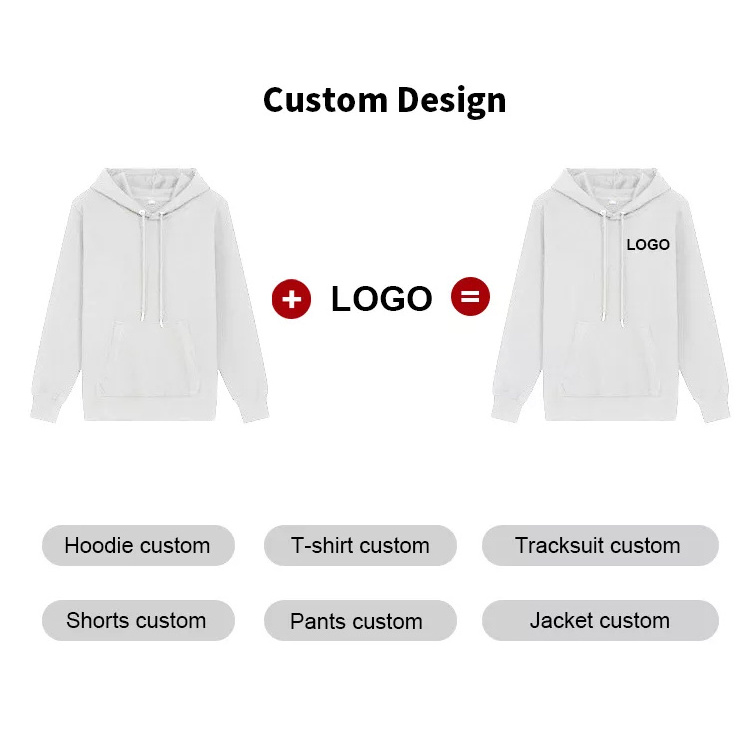 Sweatshirt Custom Men Thick Heavyweight Logo Heavy Weight 100% Organic Cotton Blank Bulk 500Gsm Fleece White Oversized Hoodie