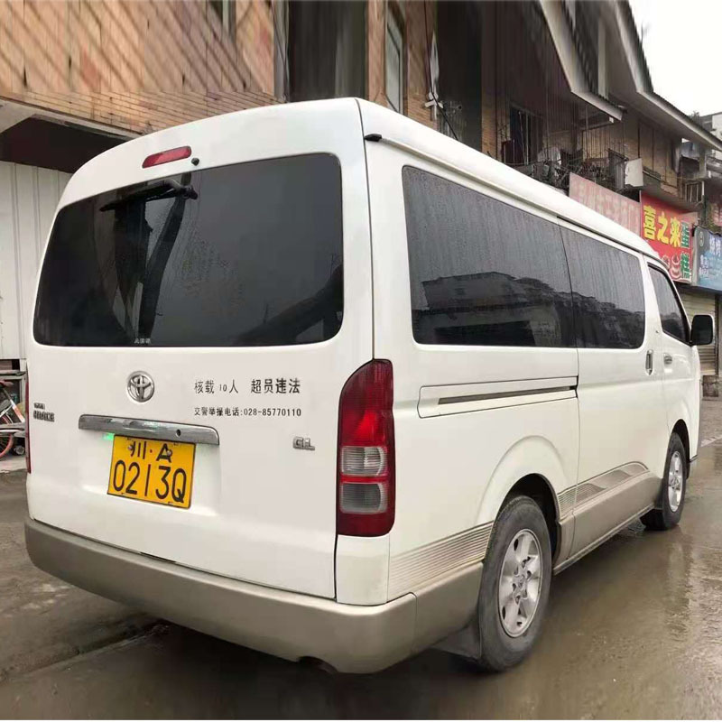 2008 Year Japan to yo ta hiace  Used Left Hand Drive 10 seats  Mini Van Sedan for Hot Sale