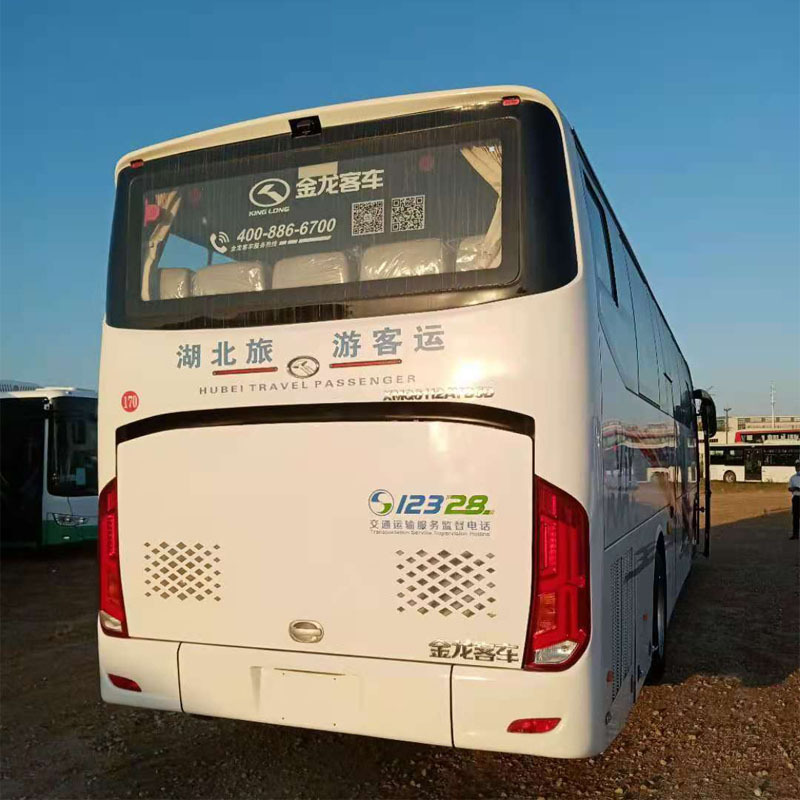 Kinglong XMQ6112 Brand Chinese 48 Seats Used Coach Tourist Diesel Auto Bus 2020 Year YC6L280-50 2020,2019 Left Hand 100 Km/h RWD