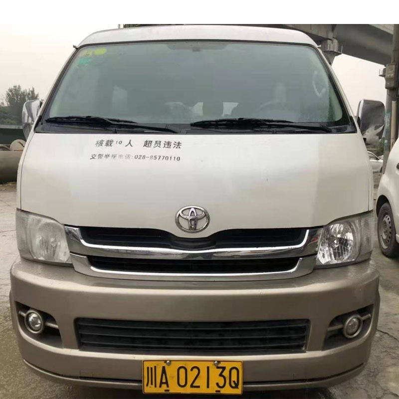 2008 Year Japan to yo ta hiace  Used Left Hand Drive 10 seats  Mini Van Sedan for Hot Sale