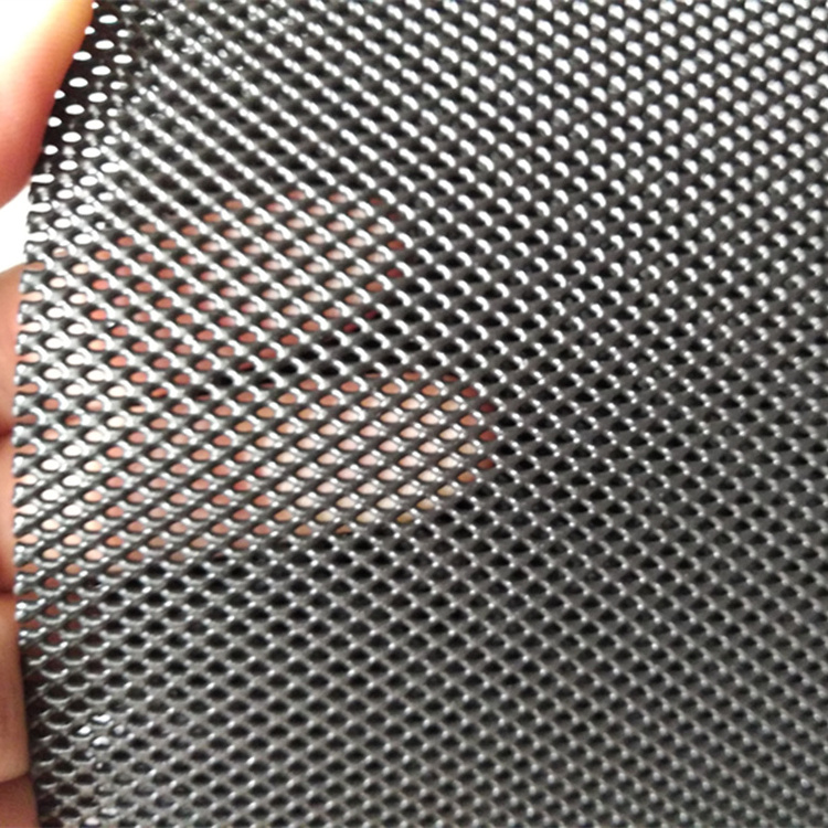 0.5mm thickness One way vision aluminum expanded screen for window screen aluminum limited vision mesh