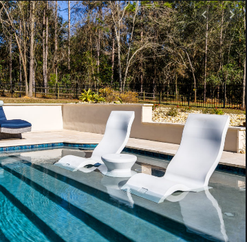 In Pool Chaise Lounge Chairs In Pool Chairs For Sun Shelf In Water  Best In Pool Lounge Chairs