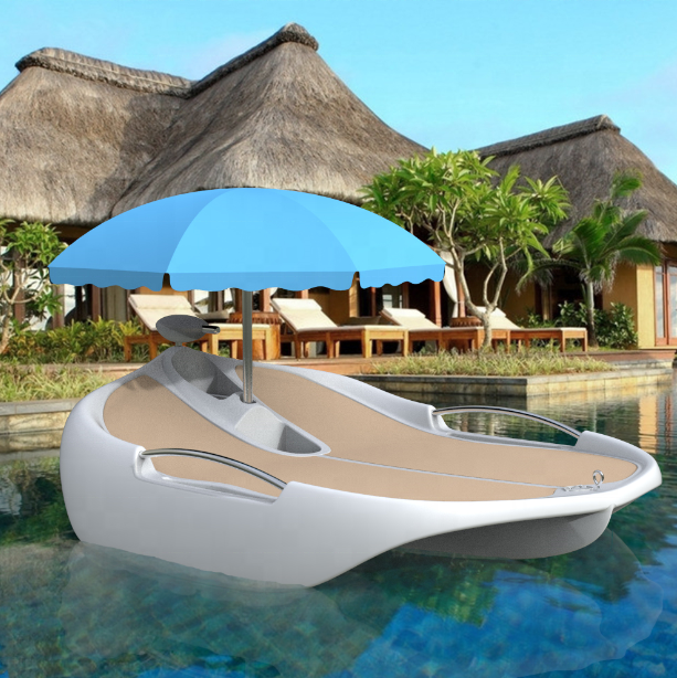 Beach Sea Outdoor Plastic Sunbed Tanning Bed Pool Lounge Chair Floating Cabana Sunbed With Cushion