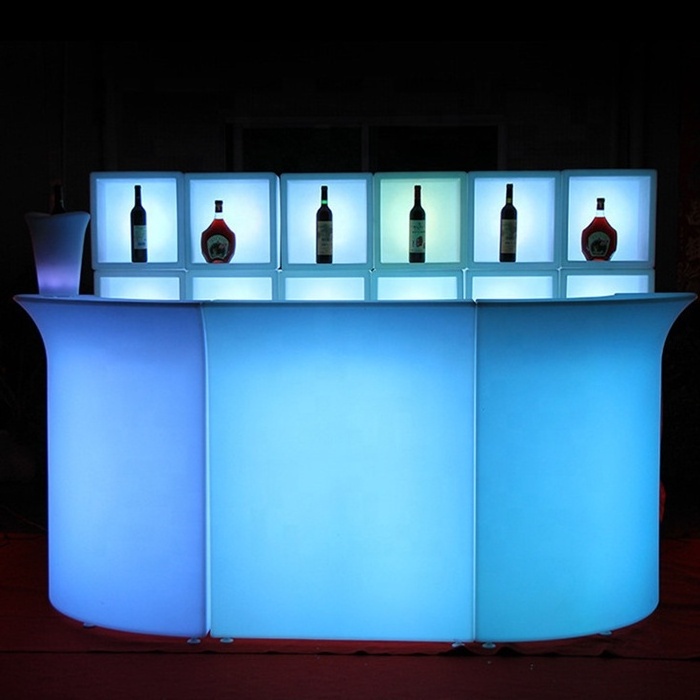 LED Glowing Bar Counter Bar Furniture Night Club Decoration