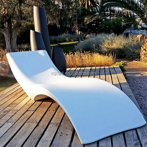 Commercial Modern coloured white s shaped sun lounger swimming pool chaise chairs aldi commercial sun loungers supplier