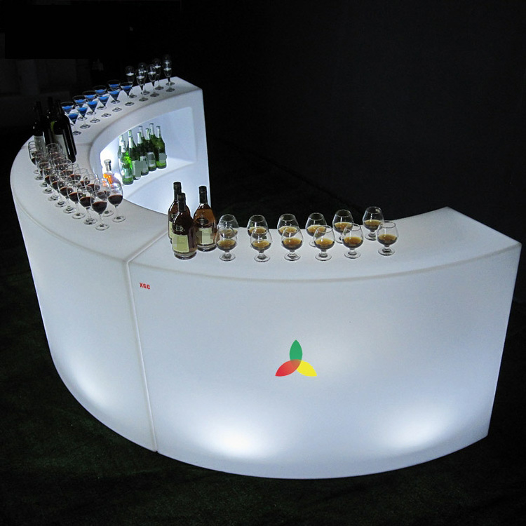 LED Bar Counter Mobile Bars For Sale&semi  Circle Table & Round Bistro Table For Event