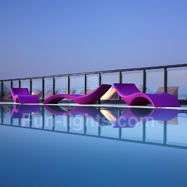 Swimming Pool Furniture Lounge chair/In water pool side chaise chairs