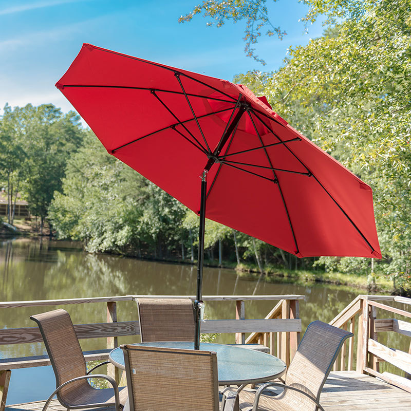 Wholesale High Quality Cantilever Large Outdoor Garden Parasol Patio Umbrellas used in pool side sun lounger