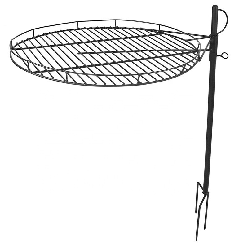 60cm Diameter Adjustable Fire Pit Cooking Grate For Outdoor