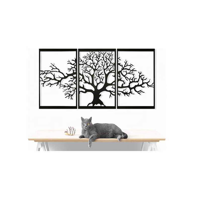 Metal Wall Decor Home Living Room Decoration Tree of Life Art Iron Wall Decor