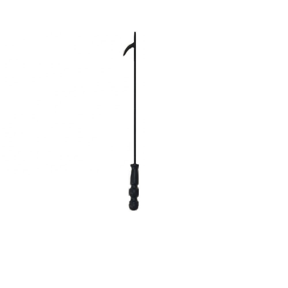 Metal Black  Fire Pit Campfire Poker Stick Fire Tong