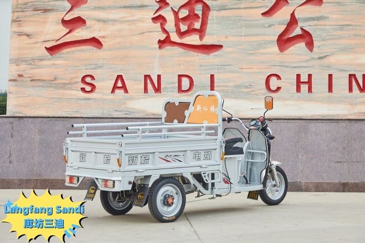 China Factory Wholesale Cheap Price Sandi Electric Cargo Three Wheel Motorcycle