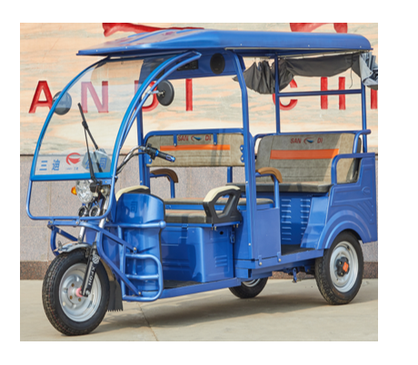 China Electric Tricycle Motorcycle Tuk Tuk Moto Taxi 3 Wheels Electric Tricycle Three Wheeler Auto Rickshaw