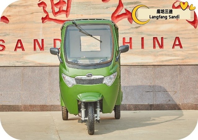 Factory Supplier Fast Speed Tuk Tuk Auto E Rickshaw Eco-friendly Passenger Electric Tricycle With Back Seat