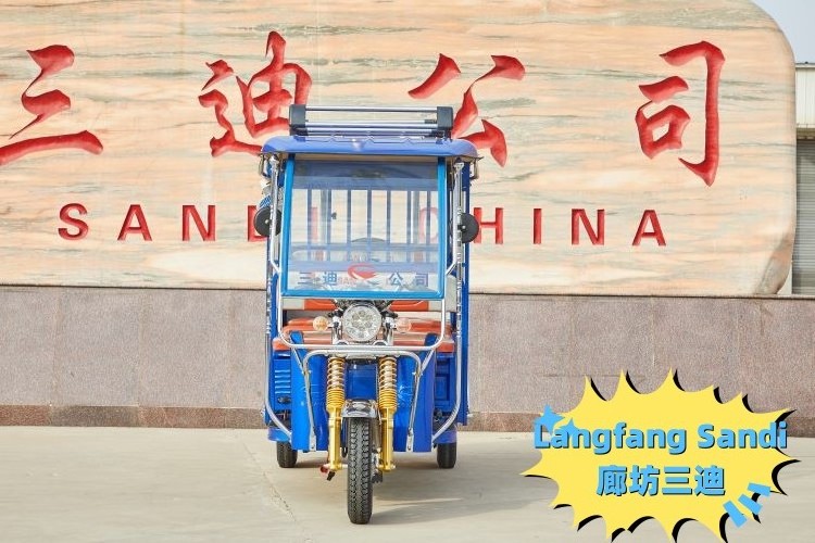 Electric Tricycle Hydraulic Shock E Rickshaw 3 Wheel Car