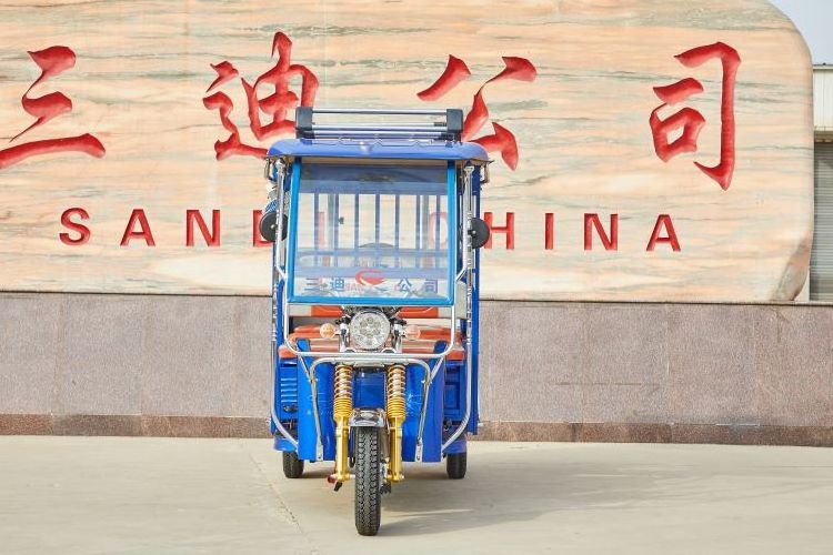 Factory Sale 3-Wheel Enclosed Electric Tricycle With Steel Roof Adult Passenger Transport Scooter without Door