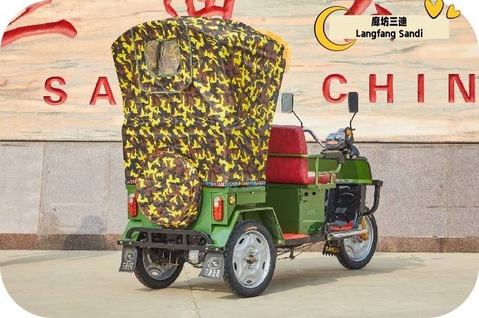 Electric Tricycles Three Wheel Adult Big Motor Electric Trike 3 Wheel Scooter Electric Sightseeing Tricycle Vehicle